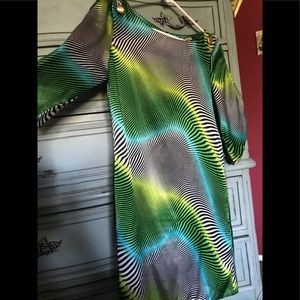 Killer patterned cocktail dress